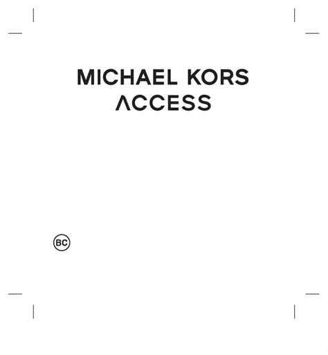 Bedienungsanleitung Michael Kors MKT5136 Access 